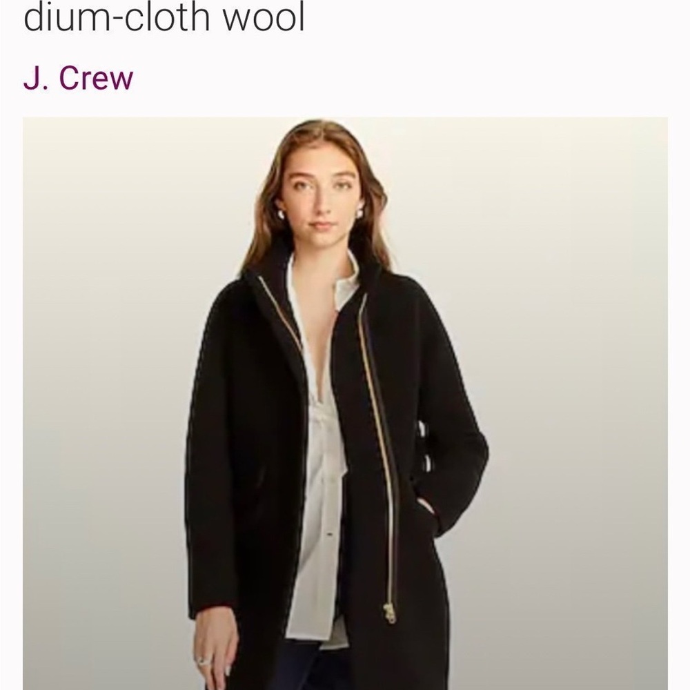 J. Crew Italian Stadium Coat 12P